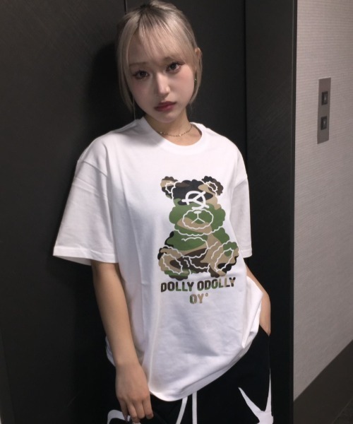 OY(オーワイ)の「『OY/オーワイ』CAMO DOLLY TEE /カモドリーTシャツ(Tシャツ/カットソー・レディース・ホワイト/ブラック・L/M)」の17枚目の写真
