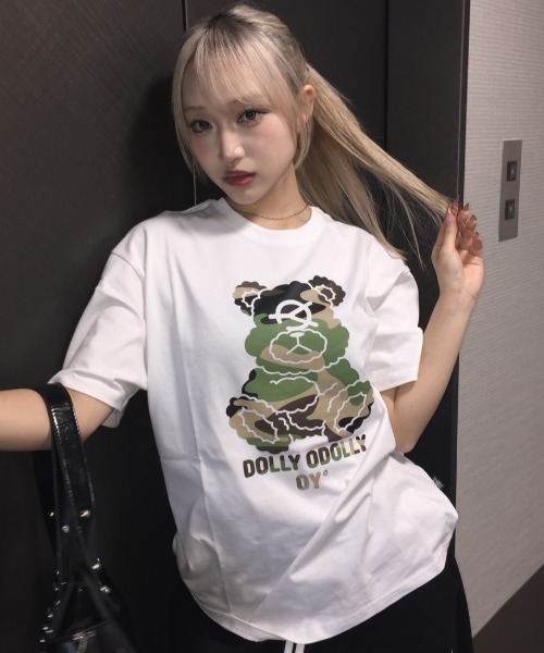 OY(オーワイ)の「『OY/オーワイ』CAMO DOLLY TEE /カモドリーTシャツ(Tシャツ/カットソー・レディース・ホワイト/ブラック・L/M)」の19枚目の写真