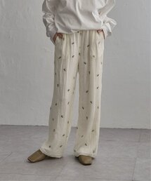 notch. | 小花刺繍ルーズパンツ(その他パンツ)