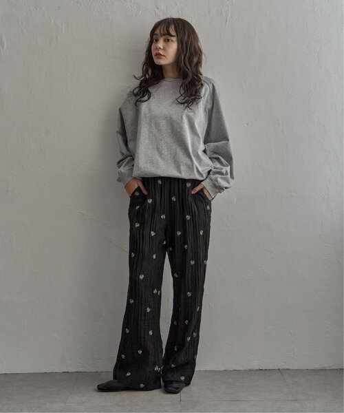 notch.(ノッチ)の「小花刺繍ルーズパンツ(その他パンツ・レディース・ブラック/オフホワイト・M)」の20枚目の写真