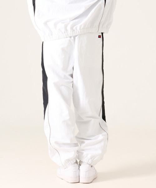 FUBU( フブ)の「FUBU フブ ブランド Nylon Track Pants / ナイロン トラックパンツ (セットアップ対応)(その他パンツ・メンズ・ネイビー/ホワイト/ライトブルー/ブラック・M/L/XL/XXL)」の9枚目の写真