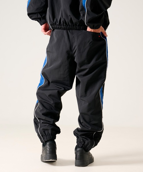 FUBU( フブ)の「FUBU フブ ブランド Nylon Track Pants / ナイロン トラックパンツ (セットアップ対応)(その他パンツ・メンズ・ネイビー/ホワイト/ライトブルー/ブラック・M/L/XL/XXL)」の13枚目の写真