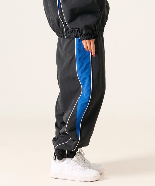 FUBU( フブ)の「FUBU フブ ブランド Nylon Track Pants / ナイロン トラックパンツ (セットアップ対応)(その他パンツ・メンズ・ネイビー/ホワイト/ライトブルー/ブラック・M/L/XL/XXL)」の17枚目の写真
