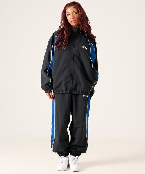 FUBU( フブ)の「FUBU フブ ブランド Nylon Track Pants / ナイロン トラックパンツ (セットアップ対応)(その他パンツ・メンズ・ネイビー/ホワイト/ライトブルー/ブラック・M/L/XL/XXL)」の18枚目の写真