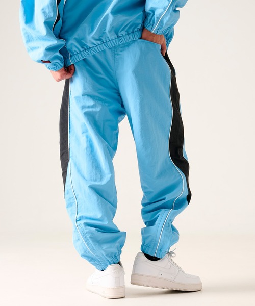 FUBU( フブ)の「FUBU フブ ブランド Nylon Track Pants / ナイロン トラックパンツ (セットアップ対応)(その他パンツ・メンズ・ネイビー/ホワイト/ライトブルー/ブラック・M/L/XL/XXL)」の19枚目の写真