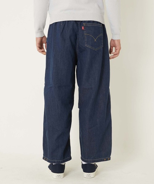 HOLLYWOOD RANCH MARKET(ハリウッドランチマーケット)の「オーガニックデニム バルーンパンツ(デニムパンツ・メンズ・インディゴブルー・M/L/S)」の4枚目の写真