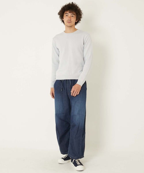 HOLLYWOOD RANCH MARKET(ハリウッドランチマーケット)の「オーガニックデニム バルーンパンツ(デニムパンツ・メンズ・インディゴブルー・M/L/S)」の8枚目の写真