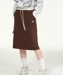 PIECEMAKER（ピースメーカー）の「OFFICIAL CARGO MIDI SKIRT (BROWN)（スカート）」