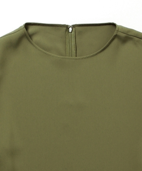 BEAMS LIGHTS Women's(ビームスライツ ウィメンズ)の「BEAMS LIGHTS / ウォッシャブル ドロップショルダー プルオーバー(シャツ/ブラウス・レディース・オフホワイト/オリーブ/ネイビー・38/36)」の20枚目の写真