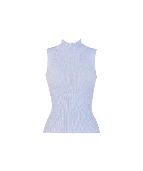 J.JANE(ジェイジェーン)の「サマー スリーブレス ニット (スカイブルー)(Tシャツ/カットソー・レディース・スカイブルー・M/S)」の2枚目の写真
