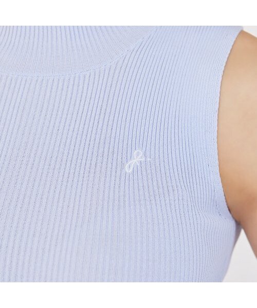 J.JANE(ジェイジェーン)の「サマー スリーブレス ニット (スカイブルー)(Tシャツ/カットソー・レディース・スカイブルー・M/S)」の4枚目の写真