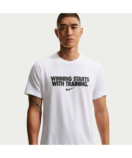 NIKE（ナイキ）の「ナイキ NIKE ナイキ DF ウィニング S/S Tシャツ（Tシャツ/カットソー・メンズ・ブラック/ホワイト/グリーン・L/S/3L/LL/M）」の10枚目の写真