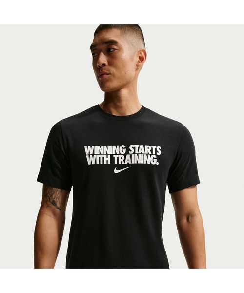NIKE（ナイキ）の「ナイキ NIKE ナイキ DF ウィニング S/S Tシャツ（Tシャツ/カットソー・メンズ・ブラック/ホワイト/グリーン・L/S/3L/LL/M）」の6枚目の写真