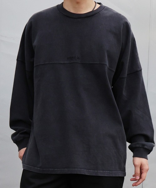 RVCA（ルーカ）の「RVCA/ルーカ 357 LT ロンT BG041154（Tシャツ/カットソー・メンズ・スミクロ/ホワイト/ブラック・M/L/S）」の3枚目の写真