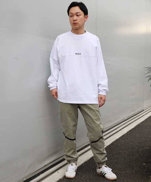 RVCA（ルーカ）の「RVCA/ルーカ 357 LT ロンT BG041154（Tシャツ/カットソー・メンズ・スミクロ/ホワイト/ブラック・M/L/S）」の12枚目の写真