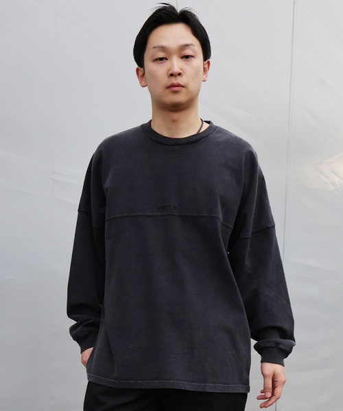 RVCA（ルーカ）の「RVCA/ルーカ 357 LT ロンT BG041154（Tシャツ/カットソー・メンズ・スミクロ/ホワイト/ブラック・M/L/S）」の7枚目の写真