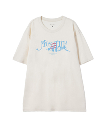 MAKEITTO（メイキット）の「[FISH LETTERING] CREW NECK TEE_CREAM（Tシャツ/カットソー）」