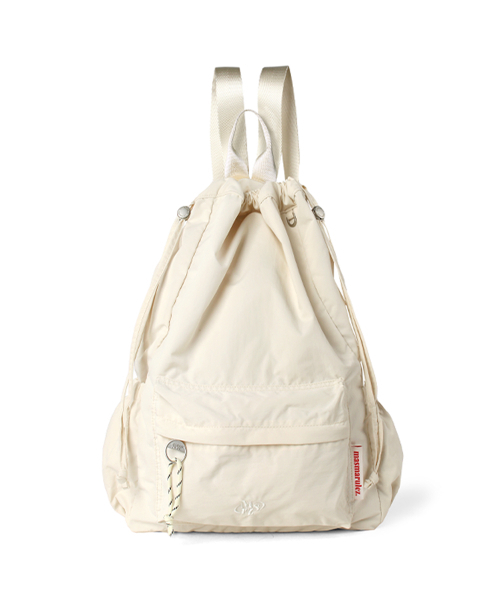 MASMARULEZ（マスマルールズ）の「[INT] Mixed Easy Draw Backpack _ Pure cream（バックパック/リュック・レディース・その他・FREE）」の10枚目の写真