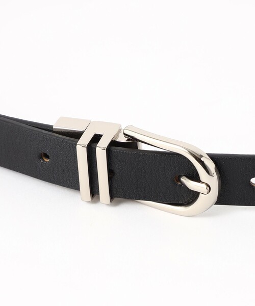 MACKINTOSH PHILOSOPHY（ﾏｯｷﾝﾄｯｼｭ ﾌｨﾛｿﾌｨｰ）の「リバーシブルバイカラーベルト（ベルト・レディース・ライトグレー/ブラック・FREE）」の7枚目の写真