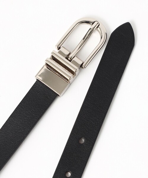 MACKINTOSH PHILOSOPHY（ﾏｯｷﾝﾄｯｼｭ ﾌｨﾛｿﾌｨｰ）の「リバーシブルバイカラーベルト（ベルト・レディース・ライトグレー/ブラック・FREE）」の8枚目の写真