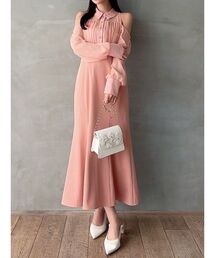 RESEXXY | シアースリーブシャツマーメイドワンピース(ワンピース)