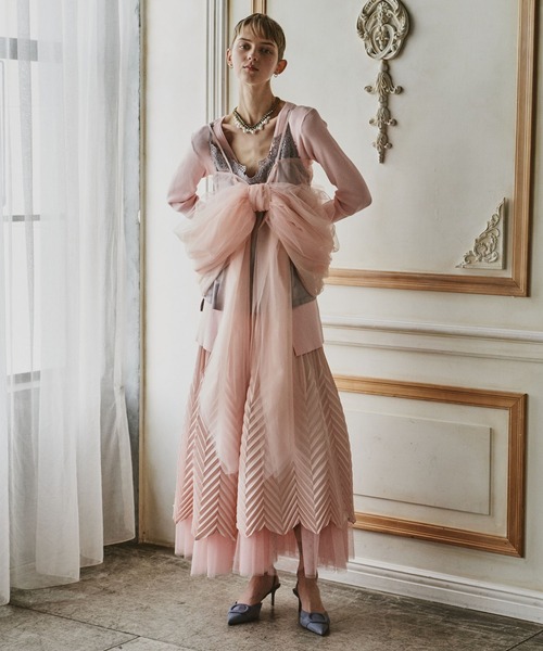 LA BELLE ETUDE(ラベルエチュード)の「アロープリーツスカートⅡ(スカート・レディース・ライトブルー/ピンク/ホワイト・0/1)」の9枚目の写真