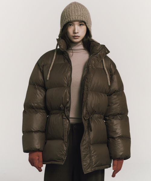 NICK&NICOLE(ニックアンドニコール)の「NICOLE WAIST MINIMAL PADDING_BROWN(ダウンジャケット/コート・レディース・その他・FREE)」の2枚目の写真