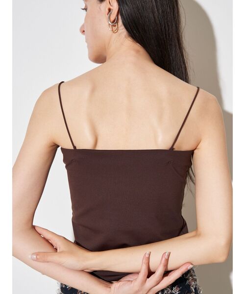 ELENDEEK(エレンディーク)の「ベアパッドキャミソール(キャミソール・レディース・オフホワイト/ブラック/ブラウン・FREE)」の3枚目の写真