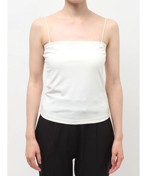 ELENDEEK(エレンディーク)の「ベアパッドキャミソール(キャミソール・レディース・オフホワイト/ブラック/ブラウン・FREE)」の9枚目の写真