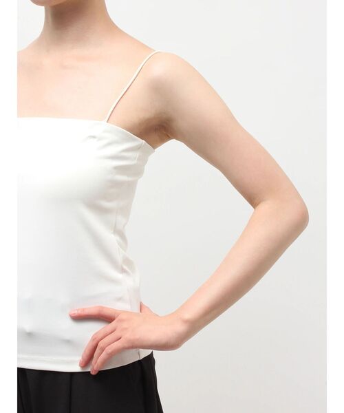 ELENDEEK(エレンディーク)の「ベアパッドキャミソール(キャミソール・レディース・オフホワイト/ブラック/ブラウン・FREE)」の13枚目の写真
