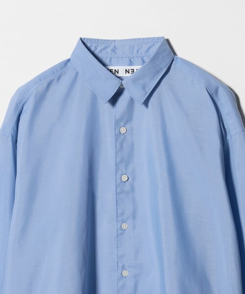 CITEN(シテン)の「<CITEN>エアリーテックスオーバーシャツ(シャツ/ブラウス・メンズ・ブラック/ライトブルー/ワインレッド・L/M/S)」の18枚目の写真