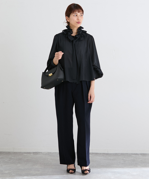 IENA（イエナ）の「《WEB限定/追加》PUNTI./プンティ MAGNOLIA HAND ハンドバッグ（ハンドバッグ・レディース・ブラック・FREE）」の9枚目の写真