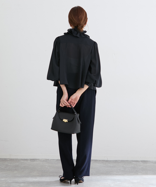 IENA（イエナ）の「《WEB限定/追加》PUNTI./プンティ MAGNOLIA HAND ハンドバッグ（ハンドバッグ・レディース・ブラック・FREE）」の11枚目の写真