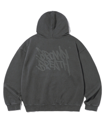 セール】BREATH WASHED HOODIE - BLACK（パーカー）｜BROWNBREATH