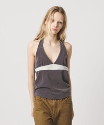 ATTISESSION | ＜ATTISESSION＞パイル ホルターネック トップス(その他トップス)