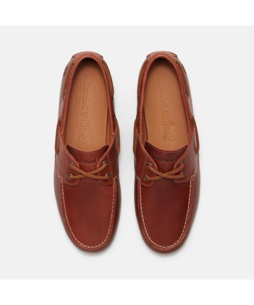 Timberland(ティンバーランド)の「シーダー ベイ エッセンシャル ボート シューズ メンズ(モカシン/デッキシューズ・メンズ・クリアブラウン・30.0cm/29.0cm/28.5cm/28.0cm/27.5cm/27.0cm/26.5cm/26.0cm/25.5cm/25.0cm)」の2枚目の写真