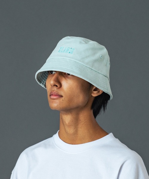 XLARGE（エクストララージ）の「EMBROIDERY CRUSHER HAT（ハット・メンズ・ライトグリーン/ブラック/ホワイト・L/M）」の13枚目の写真