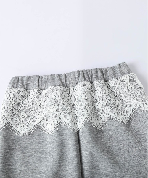 AMELY（エミリー）の「レースデザイン セットアップ（セットアップ・レディース・グレー/ブラック・L/M）」の5枚目の写真