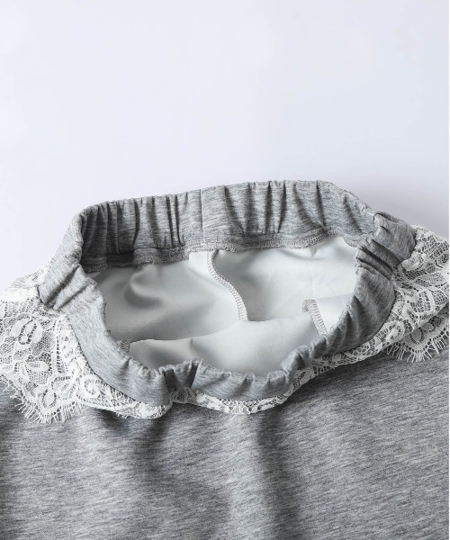 AMELY（エミリー）の「レースデザイン セットアップ（セットアップ・レディース・グレー/ブラック・L/M）」の3枚目の写真