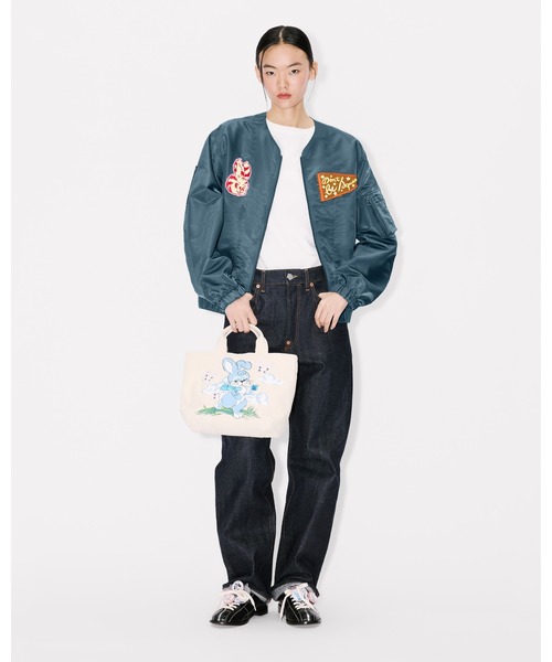 KENZO(ケンゾー)の「'KENZO Badges' ライト カラーレス ボンバー(その他アウター・レディース・グレー系その他・SMALL)」の4枚目の写真