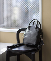 Firsthand | Firsthand/ファーストハンド Leather Handle Mini Shoulder Bag / レザー ハンドル ミニショルダー / 牛革 / 撥水レザー(ショルダーバッグ)