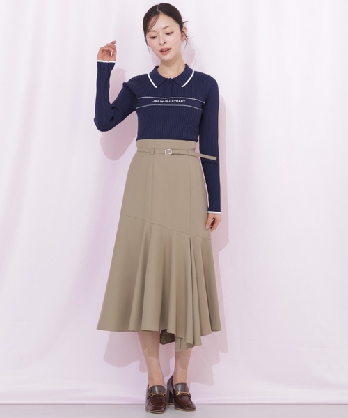 JILL by JILL STUART(ジルバイジルスチュアート)の「イレギュラーヘムマーメイドスカート(スカート・レディース・ベージュ/ブラック/グレー系その他・MEDIUM/SMALL)」の4枚目の写真