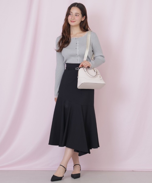 JILL by JILL STUART(ジルバイジルスチュアート)の「イレギュラーヘムマーメイドスカート(スカート・レディース・ベージュ/ブラック/グレー系その他・MEDIUM/SMALL)」の16枚目の写真