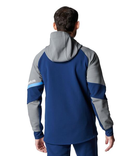 UNDER ARMOUR(アンダーアーマー)の「UAニット フルジップ ジャケット(トレーニング/メンズ)(ジャージ・メンズ・ネイビー・M/L/S/XL/2XL)」の2枚目の写真