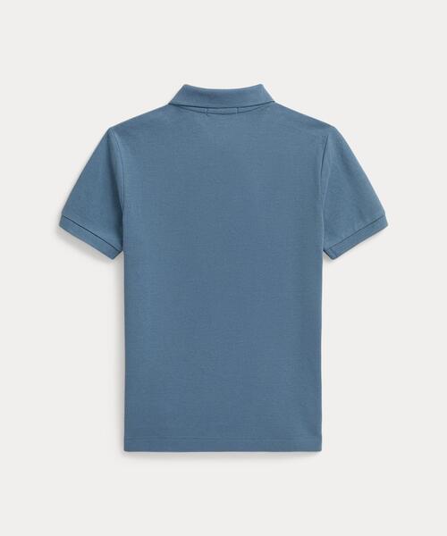 POLO RALPH LAUREN CHILDRENSWEAR（ポロ ラルフ ローレン チルドレンズウェア）の「ロゴ コットン メッシュ ポロシャツ（ポロシャツ・キッズ・ブルー・6/4/3）」の4枚目の写真
