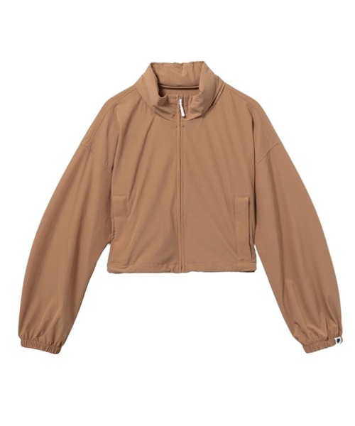 A BATHING APE(アベイシングエイプ)の「CROP TRACK JACKET(ミリタリージャケット・レディース・ベージュ・X-SMALL/SMALL)」の1枚目の写真