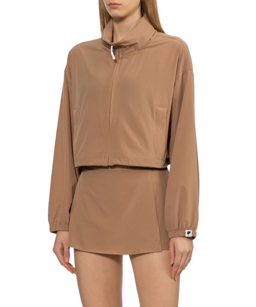 A BATHING APE(アベイシングエイプ)の「CROP TRACK JACKET(ミリタリージャケット・レディース・ベージュ・X-SMALL/SMALL)」の3枚目の写真