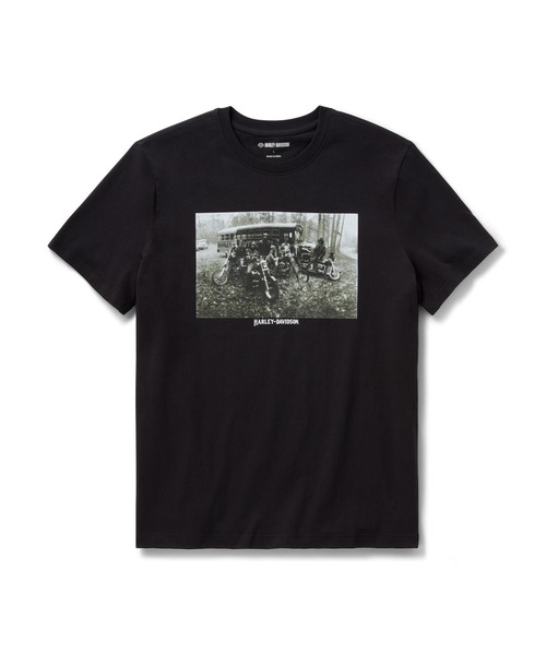 Harley-Davidson(ハーレーダビッドソン)の「アーカイブ フォト Tシャツ(Tシャツ/カットソー・メンズ・ブラック系その他・X-LARGE/LARGE/MEDIUM/SMALL)」の1枚目の写真