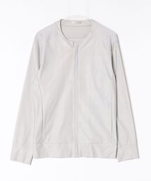 HIGH STREET | ＨＩＧＨ　ＳＴＲＥＥＴ∴４ＷＡＹ　Ｗａｌｌ　Ｇｒｉｄ　ＪＱノーカラーＺＩＰブルゾン(ブルゾン)