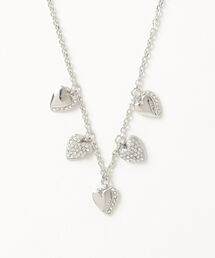 Guess | BY YOUR SIDE 16-18" Heart Charms Necklace アクセサリー ネックレス(ネックレス)